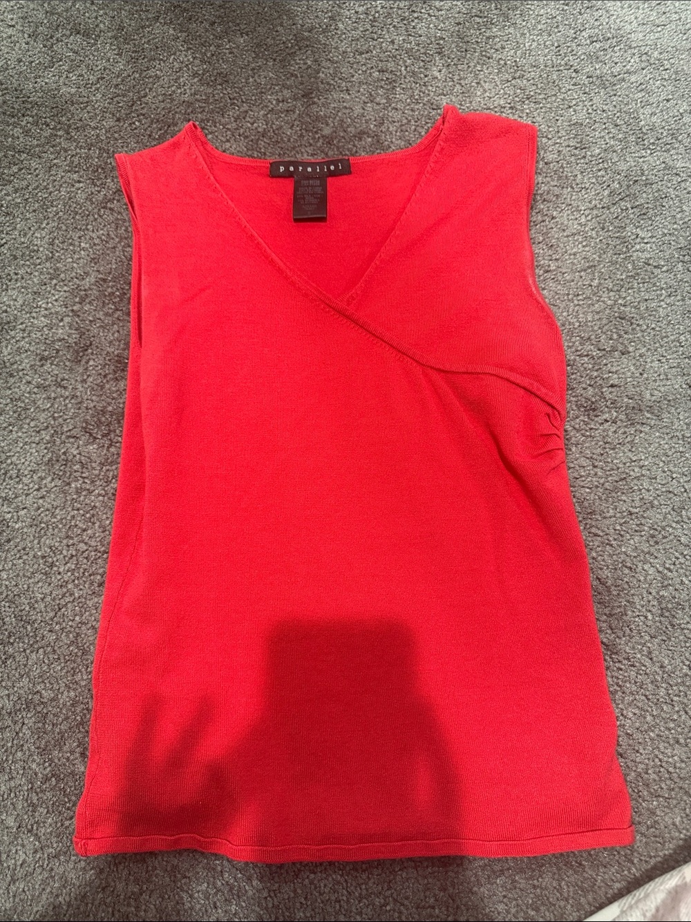 Perceptions Red Sleeveless Tank